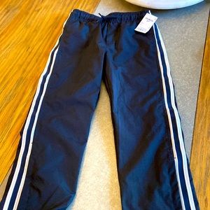 Boys oshKosh reversible warm up pants with stripes. New with tags
